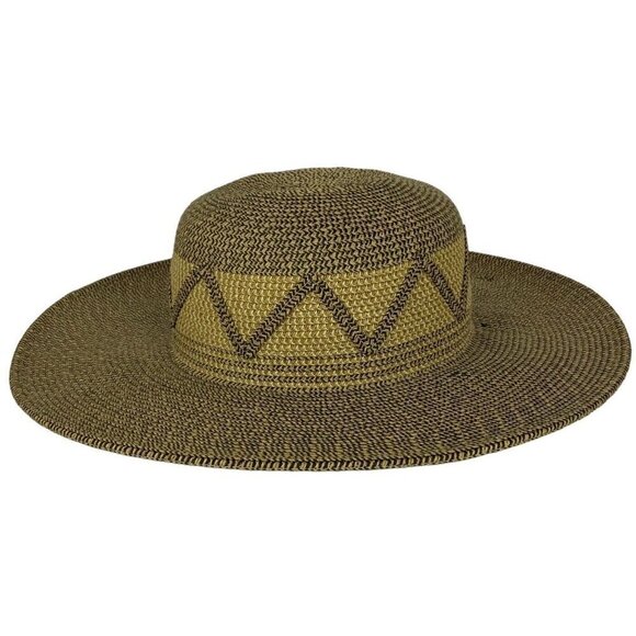 Coldwater Creek Womens Packable Sun Hat One Size Paper Straw Vacation - Picture 4 of 10